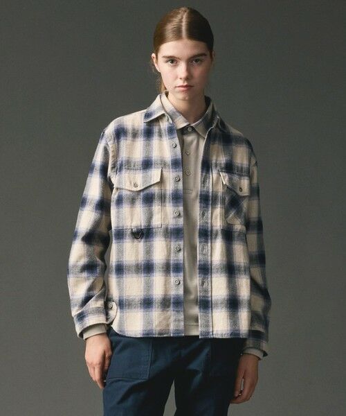 JOSEPH ABBOUD / ジョセフ アブード シャツ・ブラウス | 【大人の山シャツ】メランジチェックシャツ | 詳細6