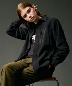 JOSEPH ABBOUD / ジョセフ アブード カーディガン・ボレロ | 【ライトシャツアウター】ハイカウントマイクロフリースシャツ