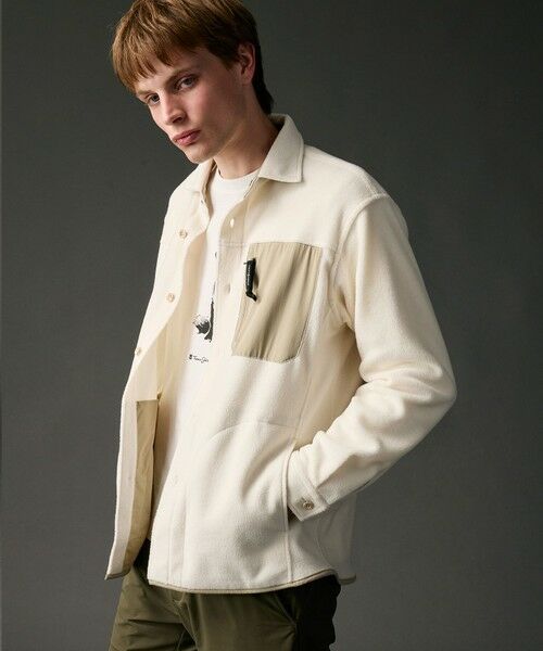 JOSEPH ABBOUD / ジョセフ アブード カーディガン・ボレロ | 【ライトシャツアウター】ハイカウントマイクロフリースシャツ | 詳細1