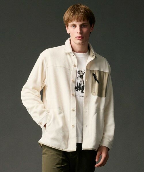 JOSEPH ABBOUD / ジョセフ アブード カーディガン・ボレロ | 【ライトシャツアウター】ハイカウントマイクロフリースシャツ | 詳細2