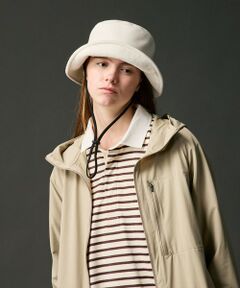 JOSEPH ABBOUD / ジョセフ アブード ハット | 【折り畳み可】ハイカウントマイクロフリース ハット