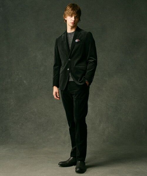 JOSEPH ABBOUD / ジョセフ アブード テーラードジャケット | 【キングサイズ・JAPANファブリック/オーガニックコットン】ソフトコーデュロイ ジャケット | 詳細1