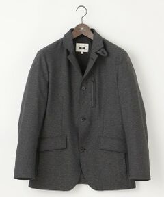 JOSEPH ABBOUD / ジョセフ アブード ブルゾン | 【撥水/ハイパワー2WAYストレッチ/ソフト】ハイパワー2WAYストレッチメランジ コンバーチブル ジャケット