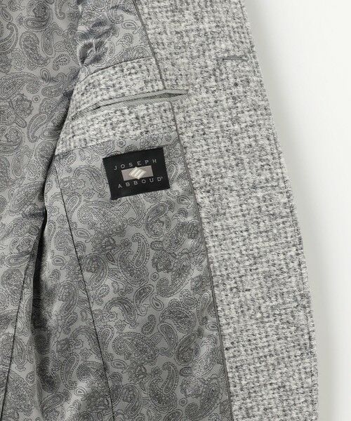 JOSEPH ABBOUD / ジョセフ アブード テーラードジャケット | 【イタリア素材/軽量/ストレッチ】スライバー千鳥 ジャケット | 詳細7