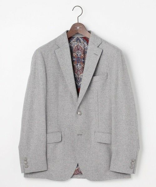 JOSEPH ABBOUD / ジョセフ アブード テーラードジャケット | 【ソフト/JAPANファブリック/LIBERTY柄裏地】ムリネフランネル ジャケット | 詳細6