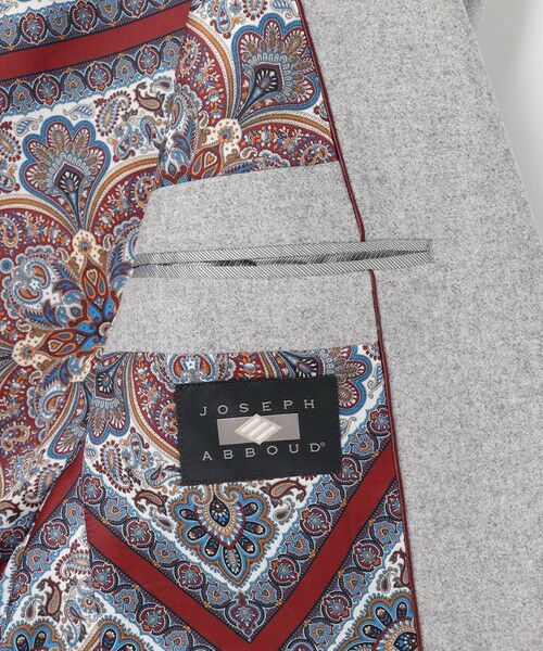 JOSEPH ABBOUD / ジョセフ アブード テーラードジャケット | 【ソフト/JAPANファブリック/LIBERTY柄裏地】ムリネフランネル ジャケット | 詳細10