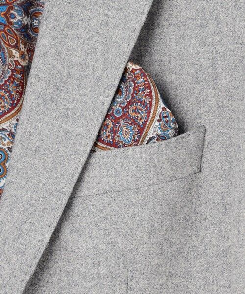JOSEPH ABBOUD / ジョセフ アブード テーラードジャケット | 【ソフト/JAPANファブリック/LIBERTY柄裏地】ムリネフランネル ジャケット | 詳細12