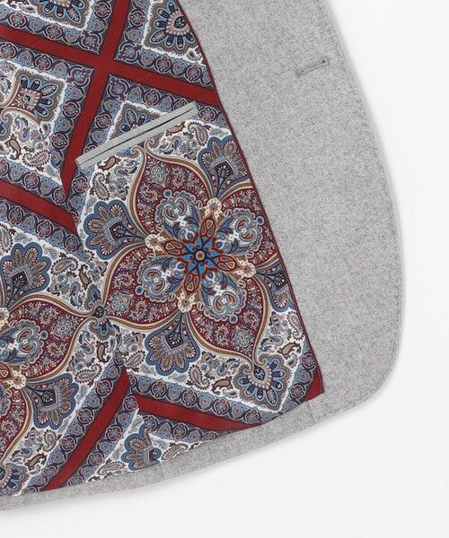 JOSEPH ABBOUD / ジョセフ アブード テーラードジャケット | 【ソフト/JAPANファブリック/LIBERTY柄裏地】ムリネフランネル ジャケット | 詳細15