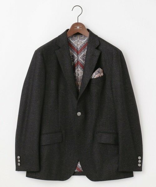 JOSEPH ABBOUD / ジョセフ アブード テーラードジャケット | 【ソフト/JAPANファブリック/LIBERTY柄裏地】ムリネフランネル ジャケット | 詳細21