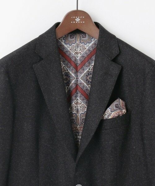 JOSEPH ABBOUD / ジョセフ アブード テーラードジャケット | 【ソフト/JAPANファブリック/LIBERTY柄裏地】ムリネフランネル ジャケット | 詳細23