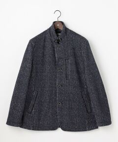 JOSEPH ABBOUD / ジョセフ アブード ブルゾン | 【キングサイズ・軽量/ストレッチ/イージーケア】ツィーディーフリース ジャケット