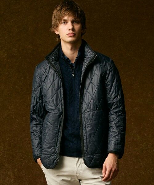 JOSEPH ABBOUD / ジョセフ アブード ブルゾン | 【キングサイズ・リバーシブル】ツィーディーフリースリバーシブル ブルゾン | 詳細2