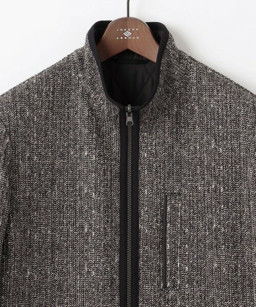 JOSEPH ABBOUD / ジョセフ アブード ブルゾン | 【キングサイズ・リバーシブル】ツィーディーフリースリバーシブル ブルゾン | 詳細19