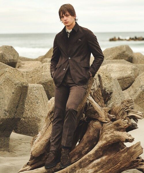 JOSEPH ABBOUD / ジョセフ アブード ブルゾン | 【軽量/スウェードタッチ】ライトスウェードジャケット | 詳細8