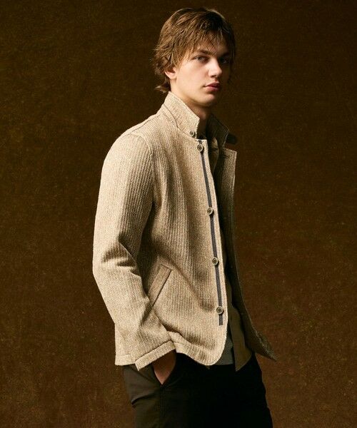 JOSEPH ABBOUD / ジョセフ アブード ブルゾン | 【軽量/ストレッチ/イージーケア】ツィーディーフリース ジャケット | 詳細16