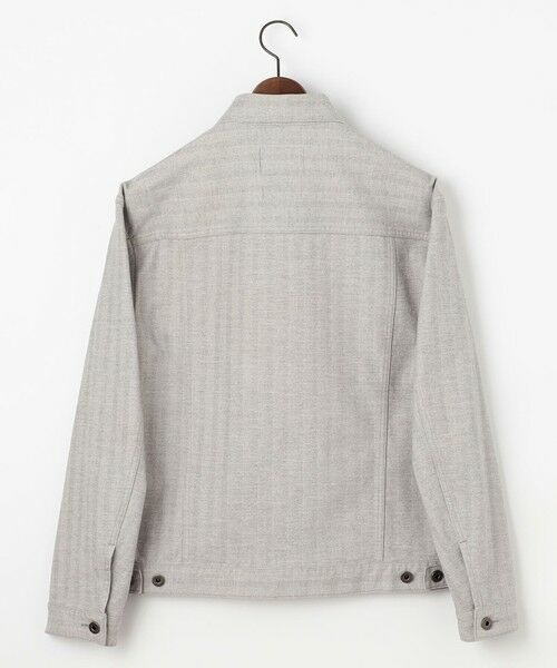 JOSEPH ABBOUD / ジョセフ アブード Gジャン・デニムジャケット | 【イタリア素材/ストレッチ】ヘリンボンモールスキンワーク ジャケット | 詳細6