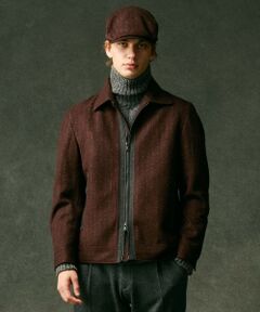 JOSEPH ABBOUD / ジョセフ アブード ブルゾン | 【イタリア素材/軽量/ストレッチ】ワイドチョークストライプ  ブルゾン