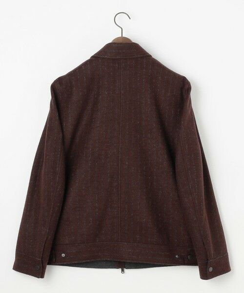 JOSEPH ABBOUD / ジョセフ アブード ブルゾン | 【イタリア素材/軽量/ストレッチ】ワイドチョークストライプ  ブルゾン | 詳細4