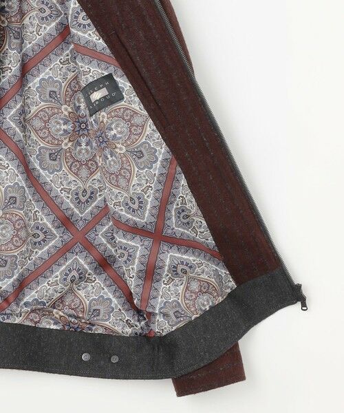 JOSEPH ABBOUD / ジョセフ アブード ブルゾン | 【イタリア素材/軽量/ストレッチ】ワイドチョークストライプ  ブルゾン | 詳細13