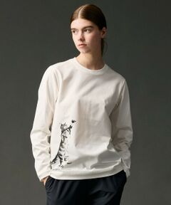 JOSEPH ABBOUD / ジョセフ アブード カットソー | 【テーム・ヤルヴィモチーフ】プレーティング天竺 ロングTシャツ