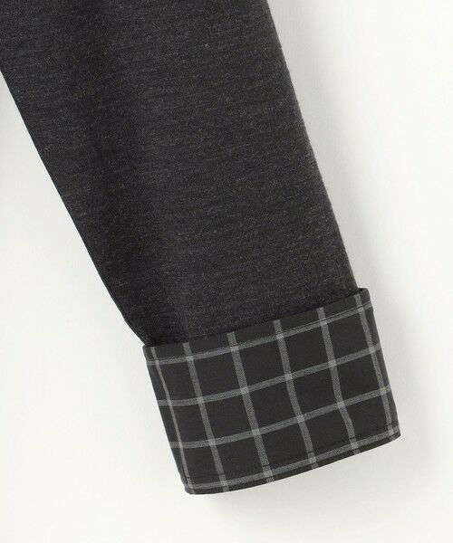 JOSEPH ABBOUD / ジョセフ アブード カットソー | 【キングサイズ・ふっくらあたたかウール100％】ウールダディポロシャツ | 詳細6