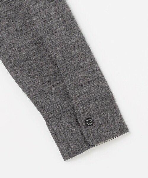 JOSEPH ABBOUD / ジョセフ アブード カットソー | 【キングサイズ・ふっくらあたたかウール100％】ウールダディポロシャツ | 詳細12