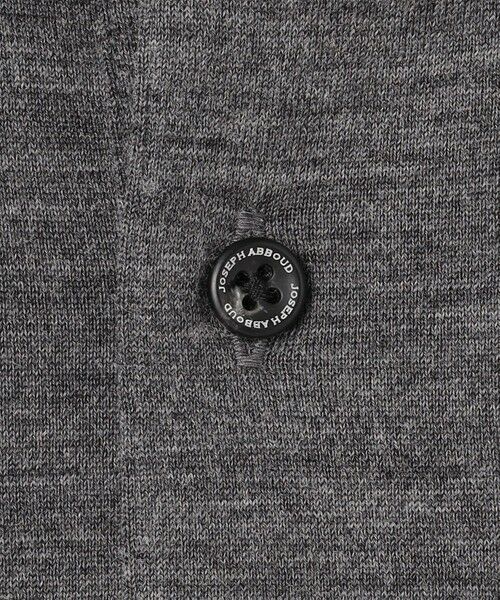 JOSEPH ABBOUD / ジョセフ アブード カットソー | 【キングサイズ・ふっくらあたたかウール100％】ウールダディポロシャツ | 詳細15