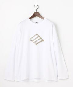 JOSEPH ABBOUD / ジョセフ アブード カットソー | 【柔らかな肌触り】ソフトスムースダイヤロゴプリント Tシャツ