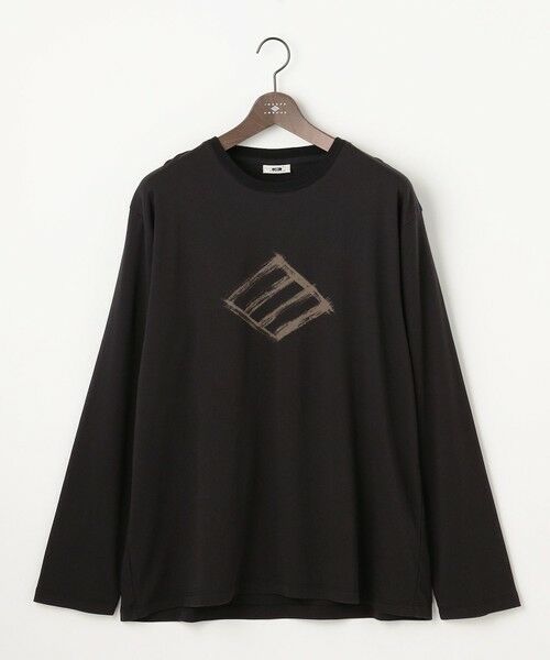 JOSEPH ABBOUD / ジョセフ アブード カットソー | 【柔らかな肌触り】ソフトスムースダイヤロゴプリント Tシャツ | 詳細5