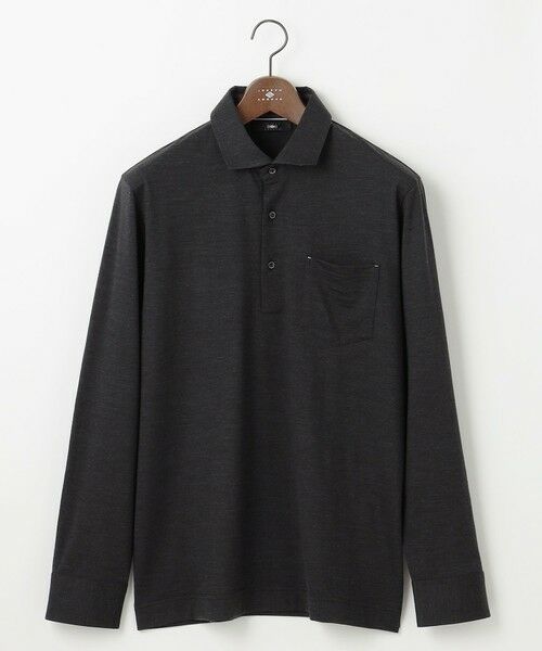 JOSEPH ABBOUD / ジョセフ アブード ポロシャツ | 【ふっくらあたたかウール100％】ウールダディポロシャツ | 詳細4