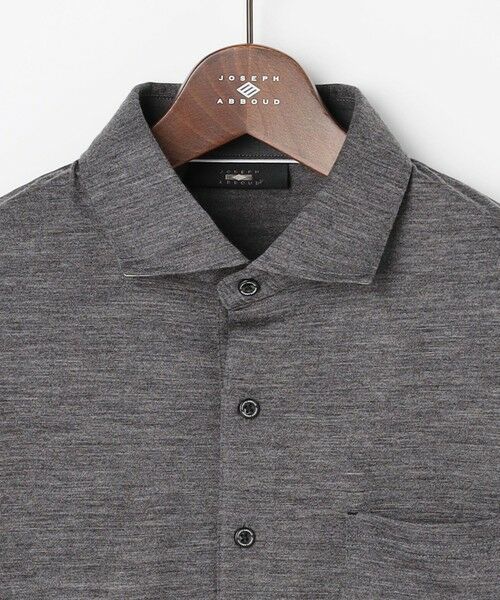JOSEPH ABBOUD / ジョセフ アブード ポロシャツ | 【ふっくらあたたかウール100％】ウールダディポロシャツ | 詳細11