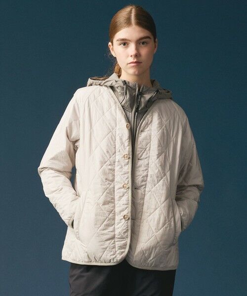 JOSEPH ABBOUD / ジョセフ アブード カーディガン・ボレロ | 【チクチクしない/ストレッチ】SNOWYコンビパーカー | 詳細1