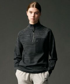 JOSEPH ABBOUD / ジョセフ アブード ニット・セーター | 【軽さ/ストレッチ】ホールガーメント3Dニット トスタンドZIPプルオーバー