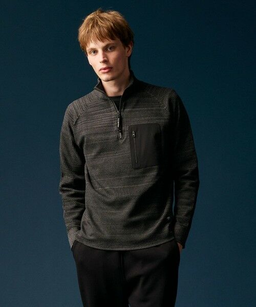 JOSEPH ABBOUD / ジョセフ アブード ニット・セーター | 【軽さ/ストレッチ】ホールガーメント3Dニット トスタンドZIPプルオーバー | 詳細5