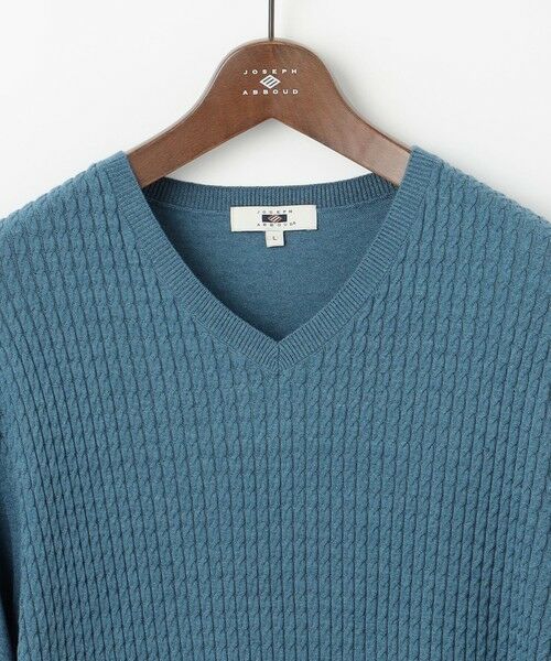 JOSEPH ABBOUD / ジョセフ アブード ニット・セーター | 【キングサイズ/チクチクしない/ 3シーズン対応/サスティナブル】SNOWY Vネックセーター | 詳細10