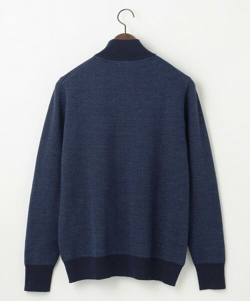 JOSEPH ABBOUD / ジョセフ アブード カーディガン・ボレロ | 【キングサイズ・洗える/軽い】シェニールヤーンジャカード ジップ ブルゾン | 詳細7