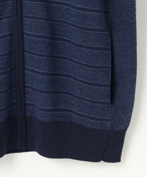 JOSEPH ABBOUD / ジョセフ アブード カーディガン・ボレロ | 【キングサイズ・洗える/軽い】シェニールヤーンジャカード ジップ ブルゾン | 詳細8