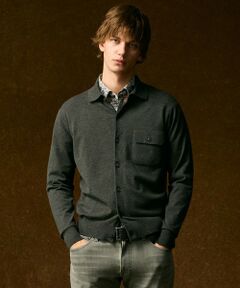 JOSEPH ABBOUD / ジョセフ アブード カーディガン・ボレロ | 【キングサイズ・チクチクしない/イージーケア/3シーズン対応/サスティナブル】SNOWY  シャツカーディガン