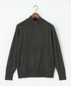 JOSEPH ABBOUD / ジョセフ アブード カーディガン・ボレロ | 【キングサイズ・チクチクしない/イージーケア/3シーズン対応/サスティナブル】SNOWY  スタンドジップカーディガン