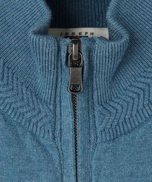JOSEPH ABBOUD / ジョセフ アブード カーディガン・ボレロ | 【キングサイズ・チクチクしない/イージーケア/3シーズン対応/サスティナブル】SNOWY  スタンドジップカーディガン | 詳細3