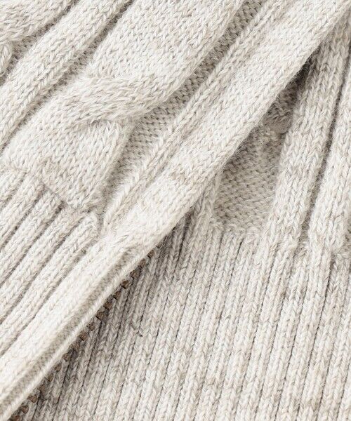 JOSEPH ABBOUD / ジョセフ アブード ニット・セーター | 【オリジナルオーガニックコットン使用/サスティナブル】JOE COTTONケーブル ニットパーカー | 詳細9