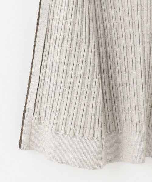 JOSEPH ABBOUD / ジョセフ アブード ニット・セーター | 【オリジナルオーガニックコットン使用/サスティナブル】JOE COTTONケーブル ニットパーカー | 詳細10