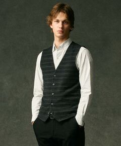 JOSEPH ABBOUD / ジョセフ アブード ベスト | 【洗える/ソフトな肌触り/軽い】シェニールヤーンジャカードニット ベスト