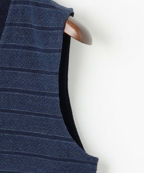 JOSEPH ABBOUD / ジョセフ アブード ベスト | 【洗える/ソフトな肌触り/軽い】シェニールヤーンジャカードニット ベスト | 詳細4