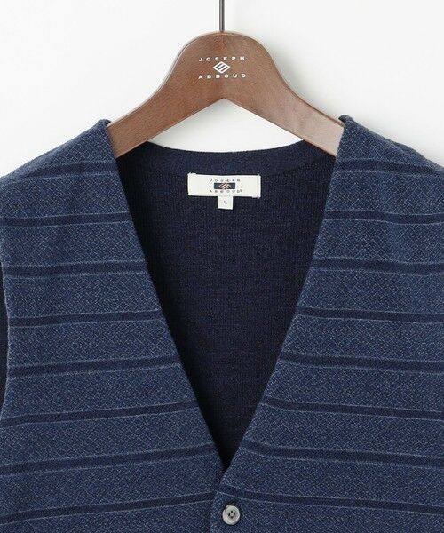 JOSEPH ABBOUD / ジョセフ アブード ベスト | 【洗える/ソフトな肌触り/軽い】シェニールヤーンジャカードニット ベスト | 詳細5