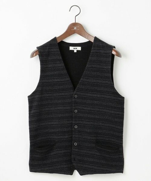 JOSEPH ABBOUD / ジョセフ アブード ベスト | 【洗える/ソフトな肌触り/軽い】シェニールヤーンジャカードニット ベスト | 詳細10