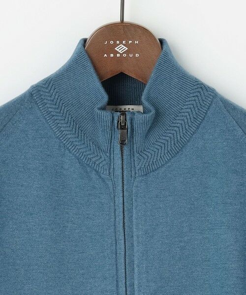 JOSEPH ABBOUD / ジョセフ アブード カーディガン・ボレロ | 【チクチクしない/イージーケア/3シーズン対応/サスティナブル】SNOWY  スタンドジップカーディガン | 詳細2