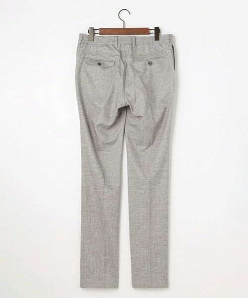 JOSEPH ABBOUD / ジョセフ アブード スラックス・ドレスパンツ | 【キングサイズ・ストレッチ/ウエストも伸びる】ウールライクフランネルジャージーパンツ | 詳細7