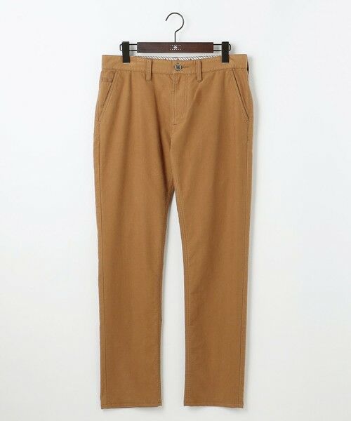 JOSEPH ABBOUD/ジョセフ アブード 【キングサイズ・JAPANファブリック/ストレッチ】ストレッチモールスキン パンツ キャメル系 96