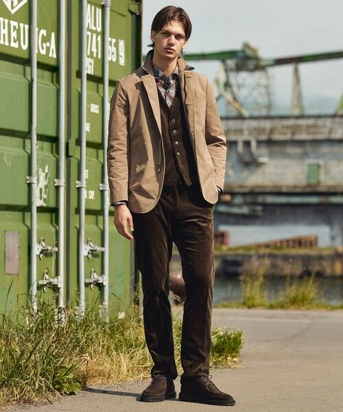 JOSEPH ABBOUD / ジョセフ アブード その他パンツ | 【キングサイズ・ウエストも伸びる！遠州ファブリック/オーガニックコットン】ソフトコーデュロイ パンツ | 詳細6